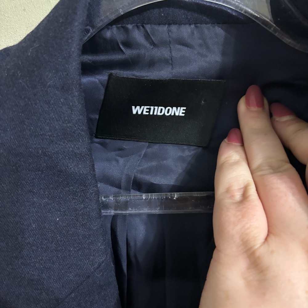 We11done SZ SM NAVY Oversized Blazer - Picture 9 of 12